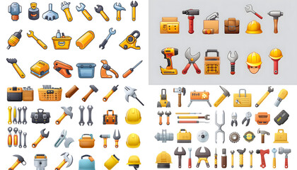 Consider the toolbox emoji symbolizing various tools and equipment used in construction repair  Generative AI