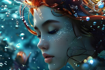 Mermaid. Generative AI