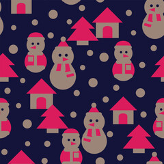 Christmas Holiday seamless pattern design