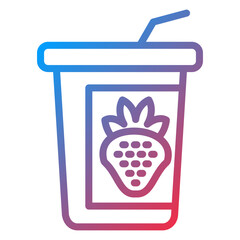 Vector Design Smoothie Icon Style