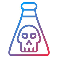 Vector Design Toxic Chemical Icon Style