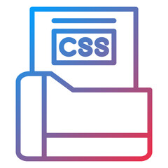 Vector Design Css File Icon Style