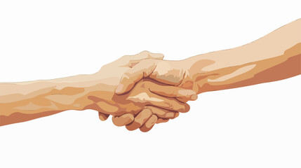Vector holding hands for design poster graphic source