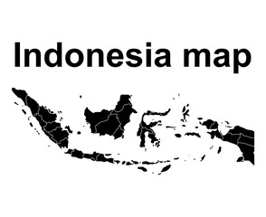 Indonesia detailed map shape, Flat web graphic concept icon symbol vector illustration - 779519672