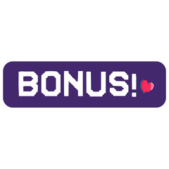 bonus pixle game element design