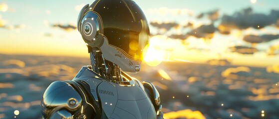 Unity Robot Futuristic Metallic Suit