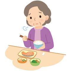 食欲がない中年女性　お腹がすぐにいっぱいになる