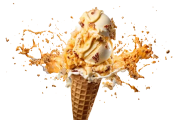Türaufkleber Delicious ice cream, cut out © Yeti Studio