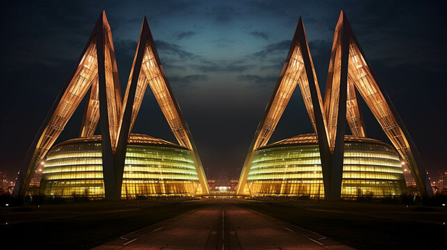 bridge at night  high definition(hd) photographic creative image