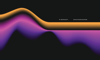 Abstract fluid gradient mesh lines background template with copy space.  Blurred color gradation backdrop design. Creative smooth poster design for branding, presentation, cover, or promotion.