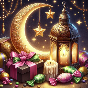 Illustration for Ramadan holiday celebration