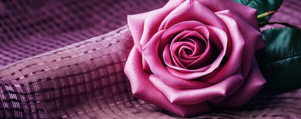 rose dark natural cotton linen texture background banner panorama silk satin curtain pattern with copy space for photo text or product