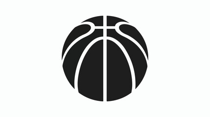 Basketball. Basketball ball icon. Basketball ball sil