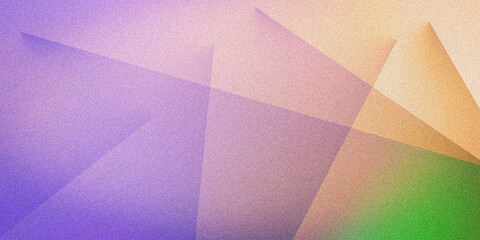 Obraz premium Intricate geometric composition on multicolored purple beige yellow green lilac grainy ultra wide pixelated backdrop. Great for design, banners, and wallpapers. Premium quality