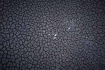 Top view of the gray soil erosion and drought for the background and overlays