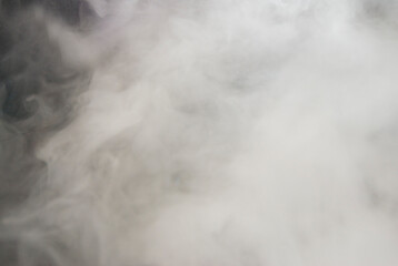 Image of smoke with movement and diffusion