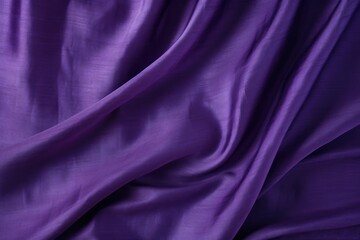 violet dark natural cotton linen texture background banner panorama silk satin curtain pattern with copy space for photo text or product - obrazy, fototapety, plakaty