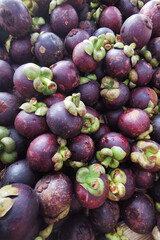 mangostan fresh fruit texture - 779558479