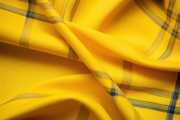 yellow dark natural cotton linen textile texture background banner panorama silk satin curtain pattern with copy space for photo text or product