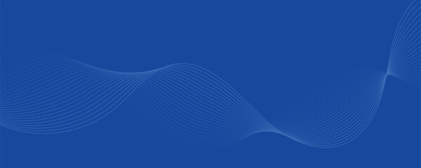 abstract blue technology background with waves
