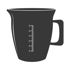 Silhouette Measuring Cup black color only