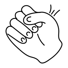 Here’s a doodle icon of alphabet s sign 