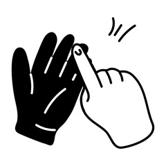 Ready to use doodle icon of number counting 