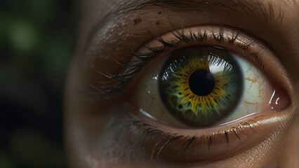 eye of the person, ai generated