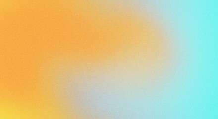 Light orange blue  , empty space grainy noise grungy texture color gradient rough abstract background , shine bright light and glow template