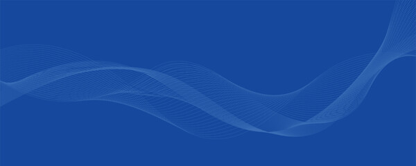abstract blue technology background with waves
