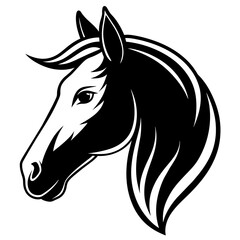 Horse sketch vector illustration