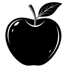 illustration of apple, black apples silhouette vector illustration,icon,svg,apple characters,Holiday t shirt,Hand drawn trendy Vector illustration,pineapple on a white background