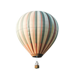 Fototapeta premium aerostat hot air balloon on white background