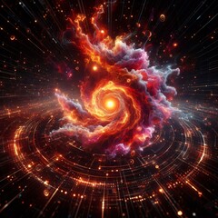 Obraz premium energy of fractal realms