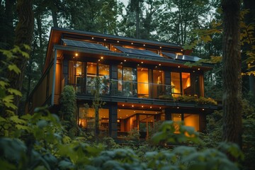 this cabin is the perfect place for a group of people to stay on