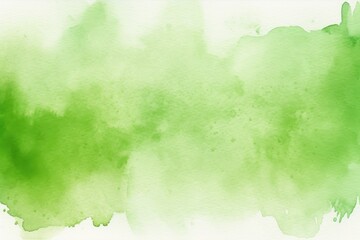 Green watercolor light background natural paper texture abstract watercolur Green pattern splashes aquarelle painting white copy space for banner design, greeting card - obrazy, fototapety, plakaty