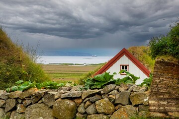 View from the Icelandic Coast to the Sea