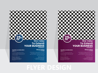 Business Flyer design template.