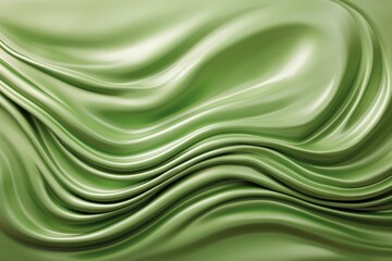 Close-up green metallic object, abstract texture background