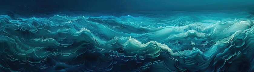 Fototapeta na wymiar An underwater gradient of dark navy to clear turquoise