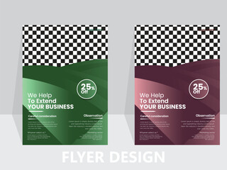 Business Flyer design template.