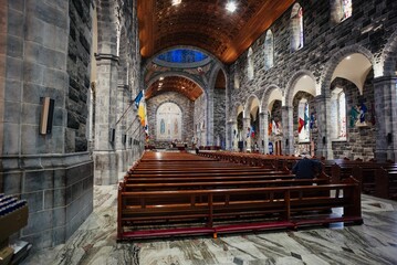 Interior of Galway Cathedral in the region of Connemara, Ireland
