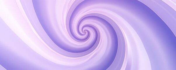 Lavender background, smooth white lines, radians swirl round circle pattern backdrop with copy space for design photo or text