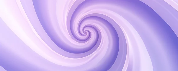 Tuinposter Lavender background, smooth white lines, radians swirl round circle pattern backdrop with copy space for design photo or text © Michael