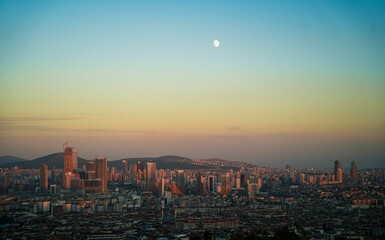 Obraz premium Aerial view of the Seoul Special City. South Korea