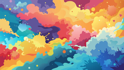 Abstraction is born in watercolor: a background full of mystery and magic.
