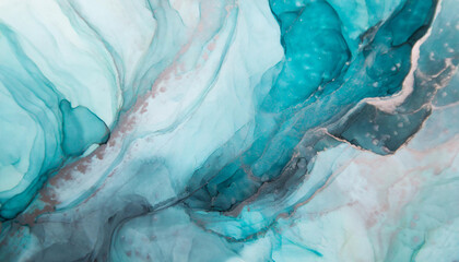 Naklejka premium Abstract marbled ink. Vibrant paint abstraction. Dynamic painting backdrop.