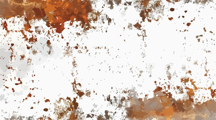 Grunge Stained Rusted Texture Flat vector isolated on