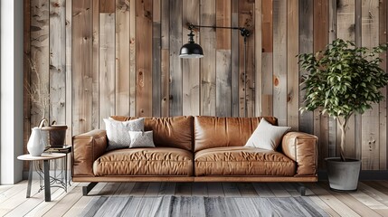 Elegant Home: Leather Sofa D�cor for Stylish Living Spaces