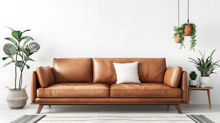 Elegant Living: Interior Decor Inspiration with Leather Sofa